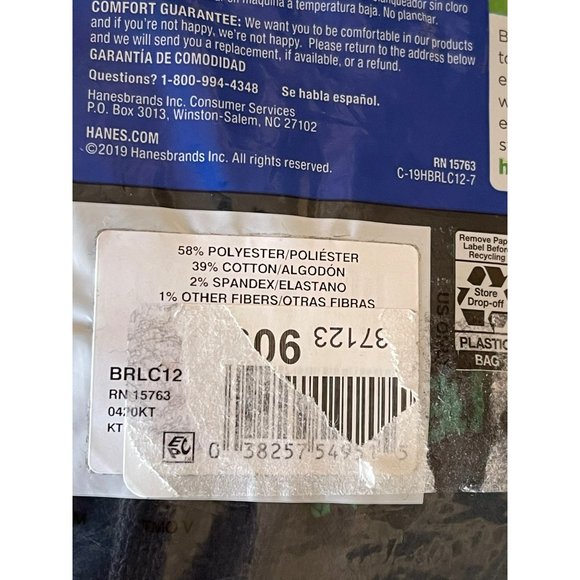 Hanes Boys Black Crew Cut Socks - Pack of 11 pairs - Picture 9 of 9